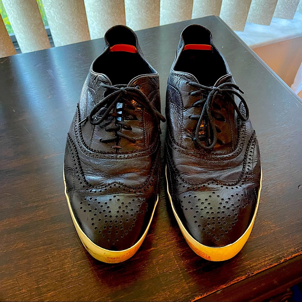 🔥RARE🔥DIESEL BLACK GOLD Vintage Oxford-Style Lace Up Sneakers Size 13 - $395!